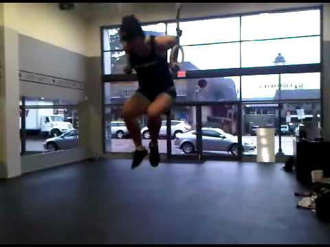 CrossFit BC - Curly gets her first Muscle-Up