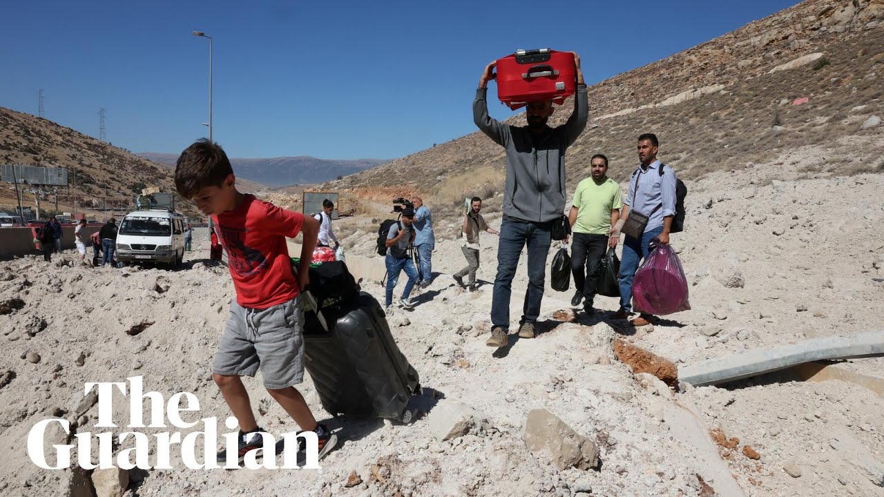 Key border crossing between Lebanon and Syria 'significantly bombed' by Israeli airstrike
