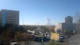 preview picture of video 'Оренбург   09 10 2012   взрыв в Донгузе'