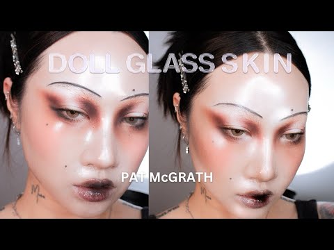 Pat McGrath Glass Skin Doll Makeup Tutorial (with brush)