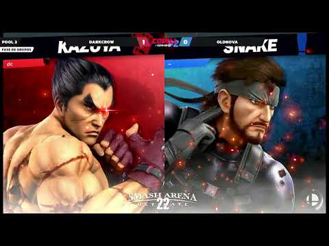 SAU22: Pools - URC| Darkcrow (Kazuya) Vs. TCV| OldNova (Samus, Snake) - Singles