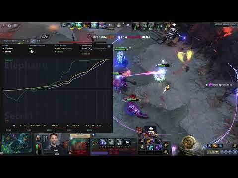 Team Elephant vs Team secret - 65K networth lead!