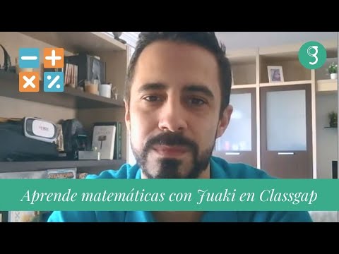 Juaki, profesor online de matemáticas