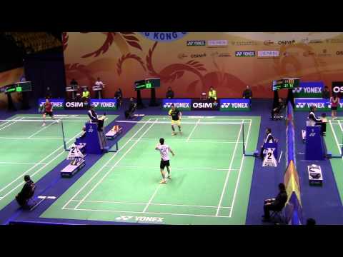 2011 Hong Kong Open - MS R16 - Dan Lin (CHN) vs Wing Ki Wong (HKG) - 1