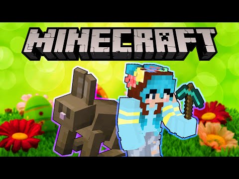 Easter Bunny TRIES TO BEAT Minecraft