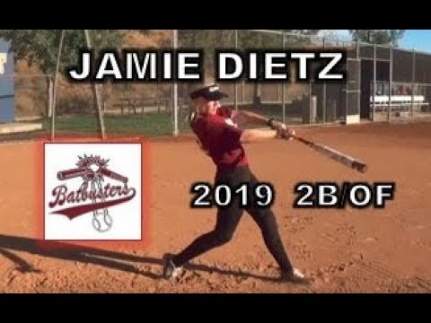 2019 Jamie Dietz 2B OF Softball Recruit Skills Video