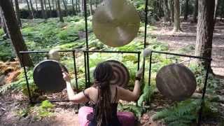 Nada Sound Therapy - Mother Tesla, Sun gong, Wind gong and Atlantis gong (video 2 of 2))