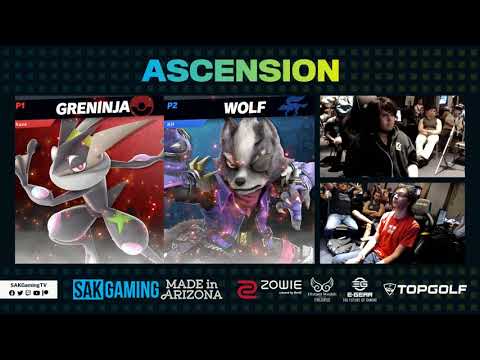 Ascension VIII SSBU Winners Semis - Charliedaking (Wolf) vs Stroder (Greninja/Joker)