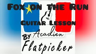 Guitar Lesson - Fox On The Run