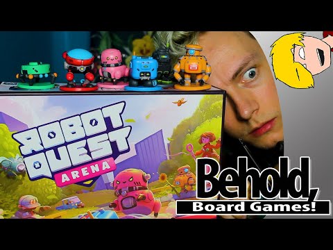Robot Quest Arena - Combat has never been more adorable - Behold, Board Games!