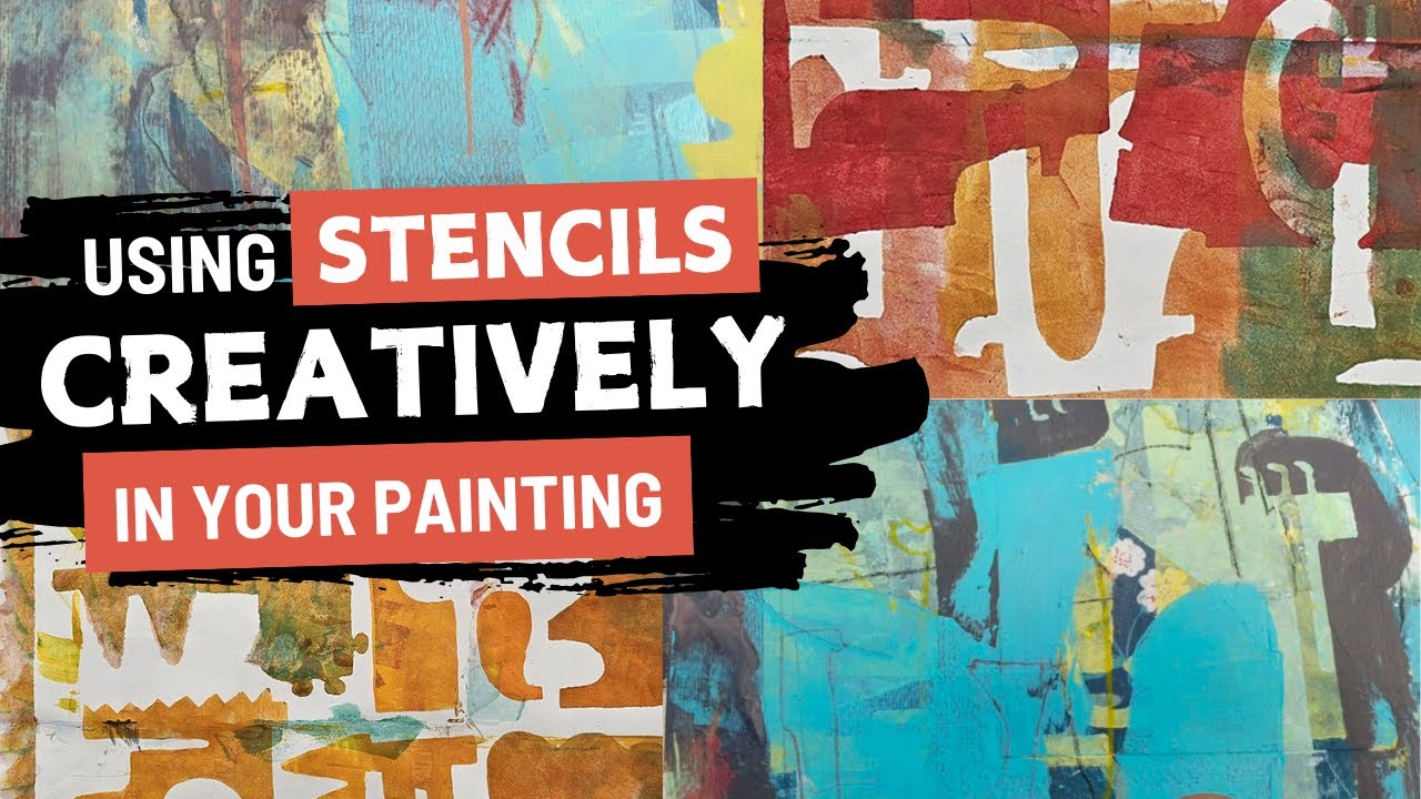 Using Stencils to Create Original and Unique Abstract Art