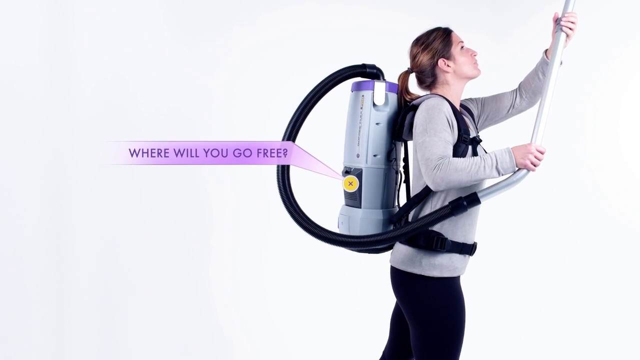 ProTeam GoFree Flex Pro Cordless Backpack Vacuum