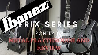 Video thumbnail for Ibanez Iron Label FRIX Series Review | FRIX6FEAH / FRIX7FEAH | by Alex Lucas