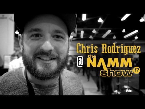Chris Rodriguez(Revolverheld) at NAMM 2017