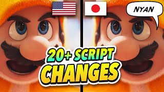 25+ Changes in the Japanese Super Mario Bros. Movie Script! (Friendly DK?!)