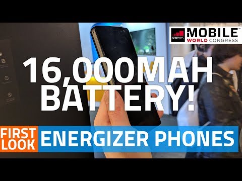 Energizer Power Max P16K Pro With 16000mAh Battery, P600S, P490S, Hardcase H590S First Look #MWC18