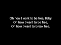 Queen - I want to break free Lyrics
