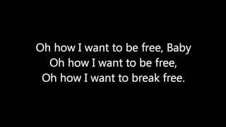Video thumbnail of "Queen - I want to break free Lyrics"