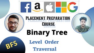 YouTube video 'Binary Tree Level Order Traversal || Binary Tree 5|| Placement Preparation Series || LeetCode 102 |'