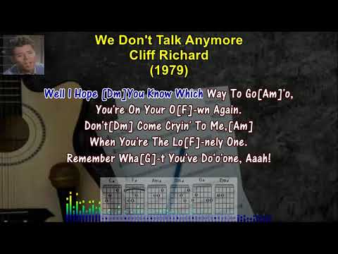 We Don't Talk Anymore - Cliff Richard