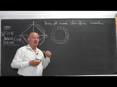 Lectia 1034 Aria si Lungimea cercului Aria sectorului circular Aria unei portiuni din cerc - Clasa 7
