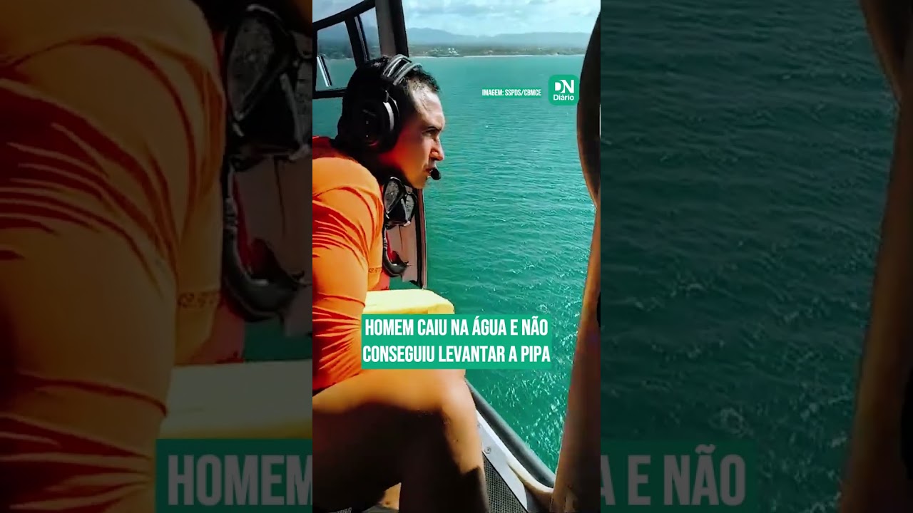 Imagem da notícia Kitesurfista é resgatado à deriva na praia de Icaraí, em Caucaia