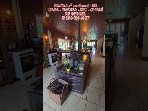 [997] CHÁCARA NO CARAÁ ALTO PADRÃO 3,5HA CASA PISCINA RIO, PARA MORAR OU AIRBNB R$ 850 MIL #chacara