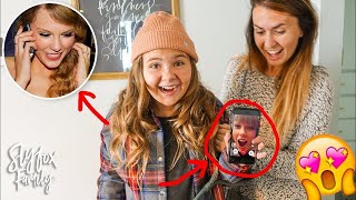 TAYLOR SWIFT SURPRISE FACETIME CALL!! | Slyfox Family