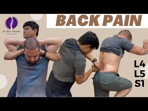 Back Pain, Herniated Disc, Disc Bulge L4-L5-S1, Step Wise Treatment by Dr Ravi Shinde #chiropractic