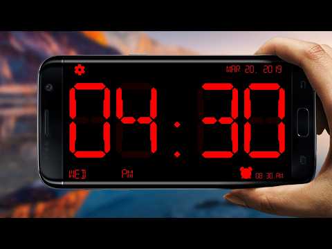 Mega Digital Clock