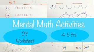 Daily Math Activities | Mental Math Activities For kids | Daily DIY Activities | Mumma Studio