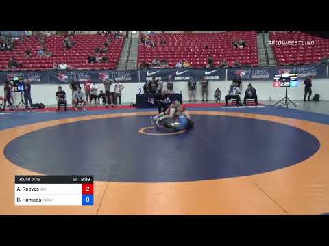 57 Kg Round Of 16 - Aden Reeves, Viking Wrestling Club (IA) Vs Bryson Hamada, Hawaii Wrestling Aca