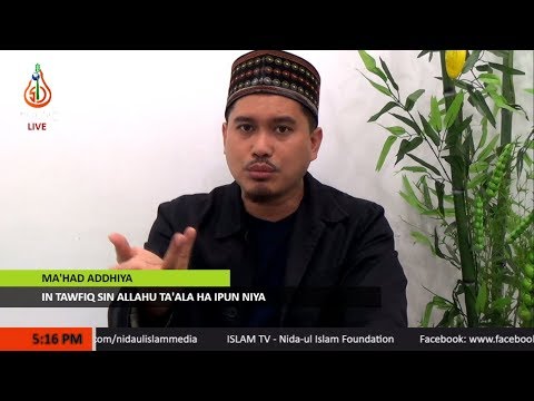 In Tawfiq sin Allahu Ta'ala ha Ipun Niya - Shaykh Hayder Buddin (Tausug)