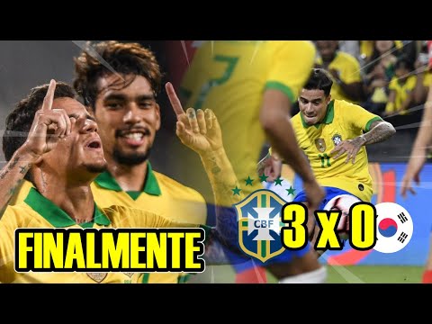 Brasil e Coreia do Sul: Brasil e Coreia do Sul Melhores Momentos - Amistoso 2019