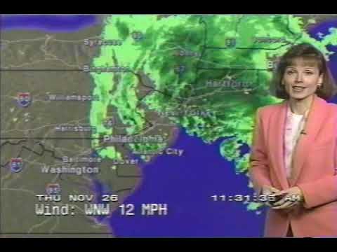 Weather Channel clips with Local Forecasts, 11 AM - 12 PM Thursday November 26, 1998