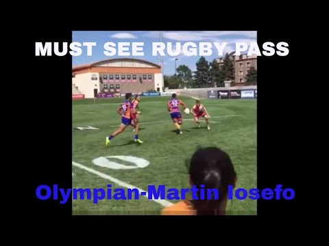 Crazy No Look Rugby Pass | Martin Iosefo