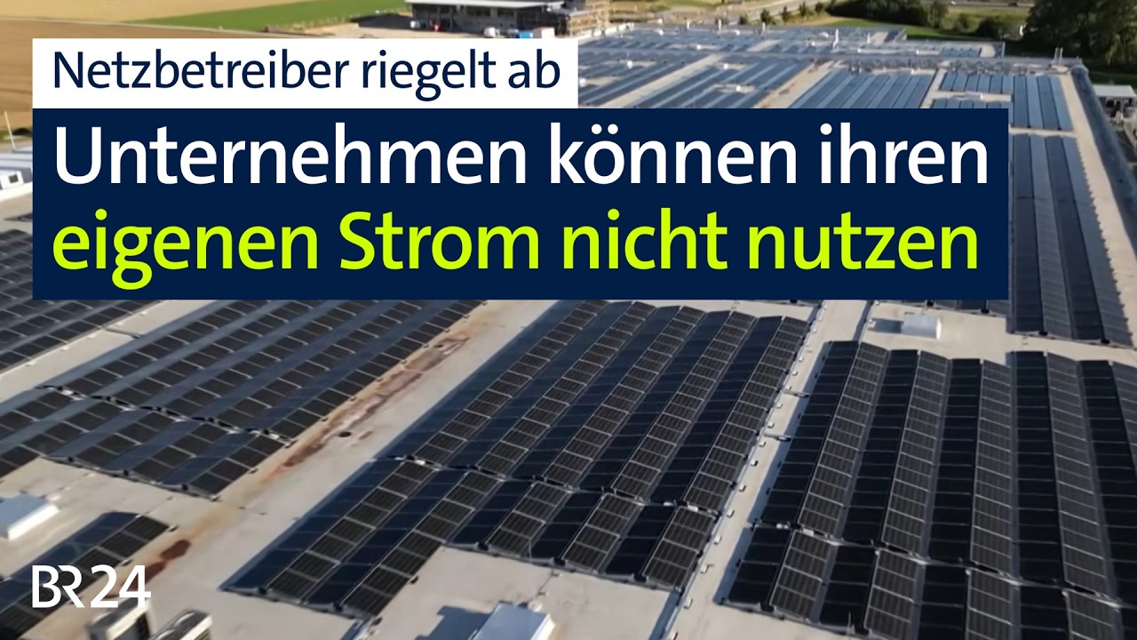 PV am Dach, Sonne scheint, doch der Netzbetreiber kappt die Leitung | Abendschau | BR24