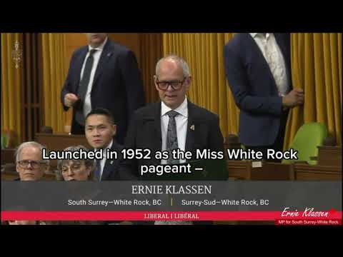 White Rock’s Rising Leaders | Ernie Klassen | Member of Parliament for South Surrey—White Rock