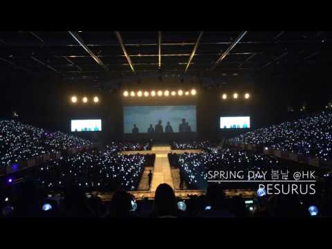 [FANCAM]Spring Day Singalong - BTS Wings Tour Hong Kong 170514