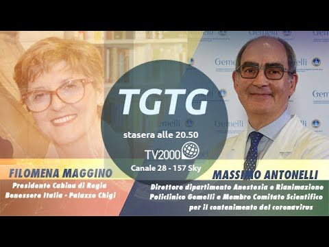 TGtg del 22 ottobre 2020 - Filomena Maggino e Massimo Antonelli