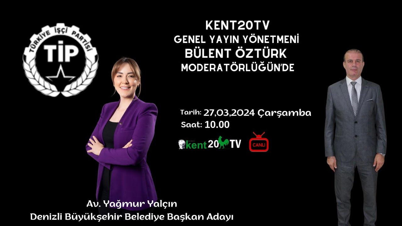 TİP PARTİSİ DENİZLİ BÜYÜKŞEHİR BELEDİYE BAŞKAN ADAYI AV. YAĞMUR YALÇIN