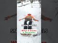 When it Snows in December vs March #shorts