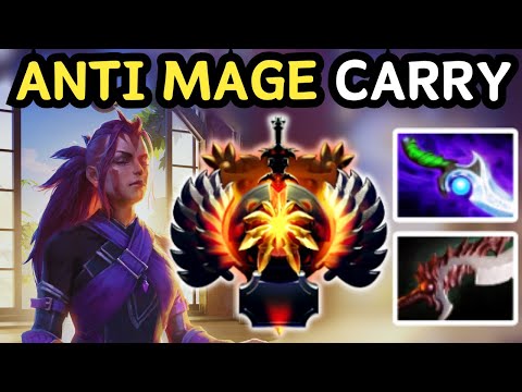 🔥 HOW TO WIN WITH ANTI-MAGE | FARM & FIGHT 🔥