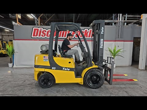YALE GLP060VXEVSE093 6,000lb LP (Propane) #159P - Forklift for Sale