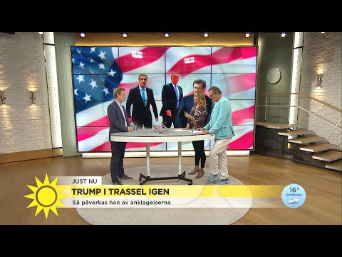 Nytt blåsväder för Trump – riskerar riksrätt - Nyhetsmorgon (TV4)