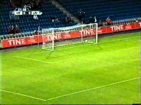 Vladimir Smicer Goal - Vålerenga 1 Liverpool 1 - Friendly (10/8/00)