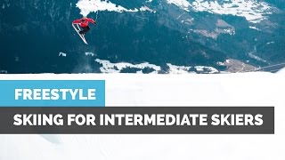 INTERMEDIATE FREESTYLE SKIING | HOW TO 360 WITH GRABS, 270 &amp; FRONT FLIP