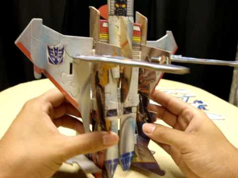 G1 STARSCREAM 3-D Jigsaw Puzzle: EmGo's Transformers Reviews N' Stuff