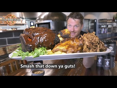 HUGE Meat Board Challenge from Devil's Hollow Dubbo - The Food Dude