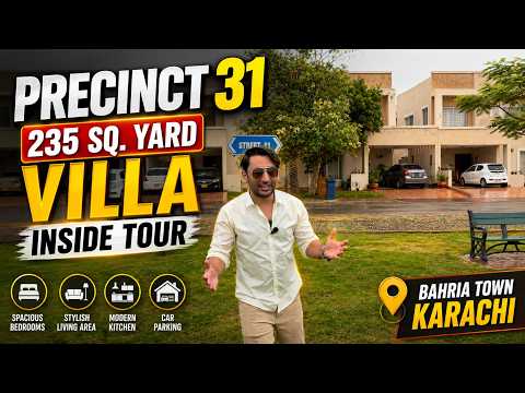 Precinct 31 235 Sq. Yard Villa Inside Tour | Bahria Town Karachi